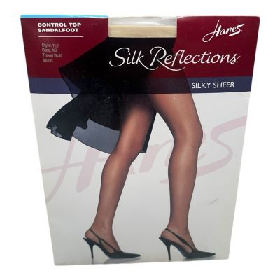 Hanes silk reflections silky sheer control top Sandlefoot AB travel buff 717